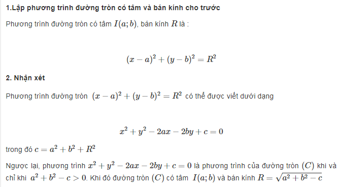 ly thuyet duong tron