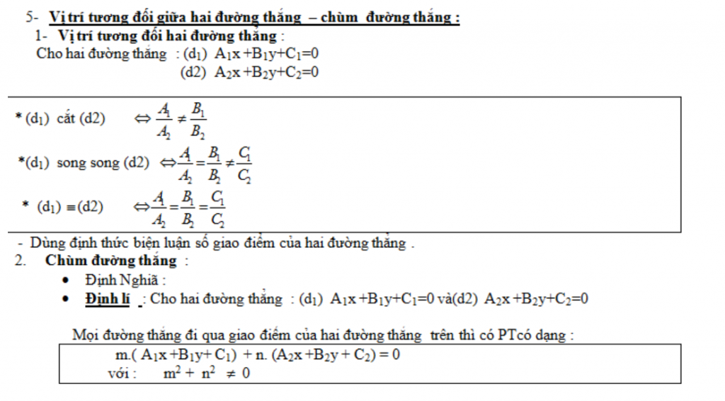 ly thuyet va bai tap duong thang 3