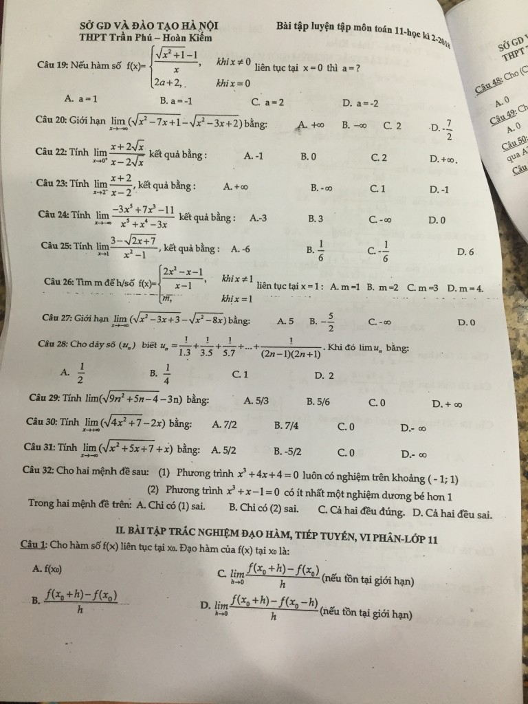 de cuong toan hk 2 lop 11 tran phu 2018 (2)